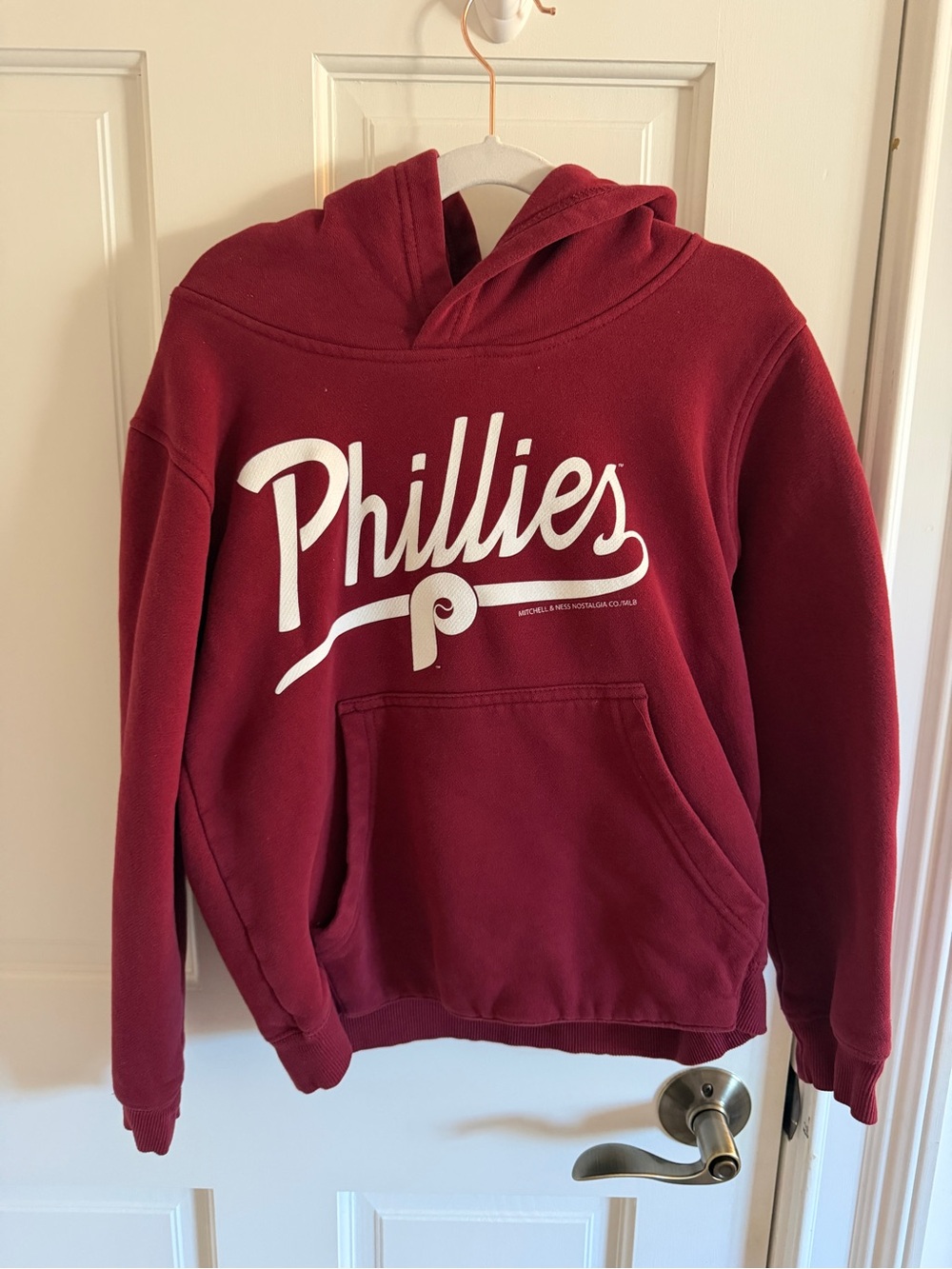Philadelphia Phillies Kids Hoodie Small 8 Outerstuff Red MLB Pullover